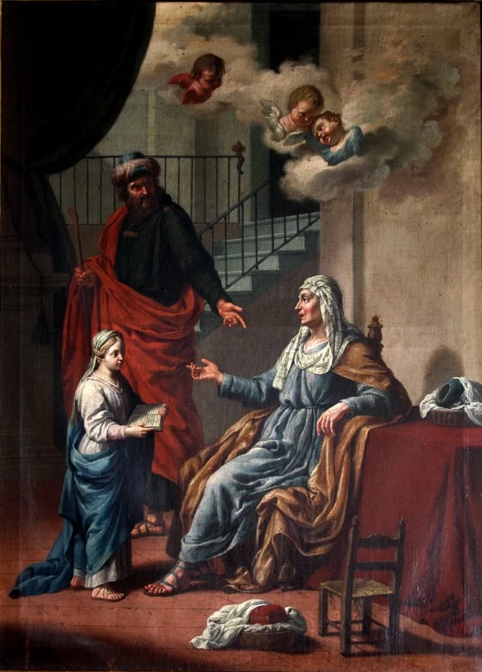 2-Orelli V.A. fine-inizio sec. XVIII, Educazione della Vergine